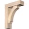 Ekena Millwork Imperial Block Smooth Bracket w/ Offset Brace, Douglas Fir, 5 1/2"W x 18"D x 22"H BKT0604X18X22IMP05SDF - alternate 1